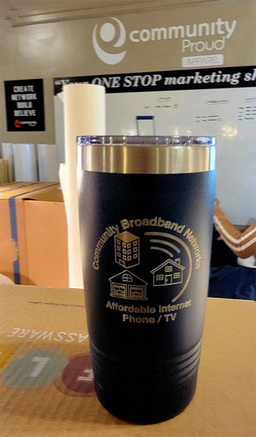 Laser Engraving - Community Broadband